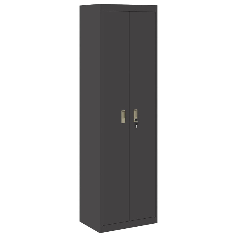 Szafka do przechowywania Czarny 60 x 40 x 200 cm Stal