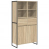 Bufet 2 pcs Sonoma 81 x 36 x 150.5 cm Materiał drewnopochodny