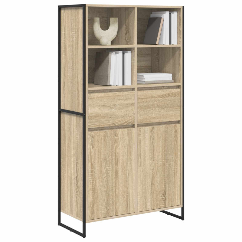 Bufet 2 pcs Sonoma 81 x 36 x 150.5 cm Materiał drewnopochodny