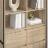 Bufet 2 pcs Sonoma 81 x 36 x 150.5 cm Materiał drewnopochodny