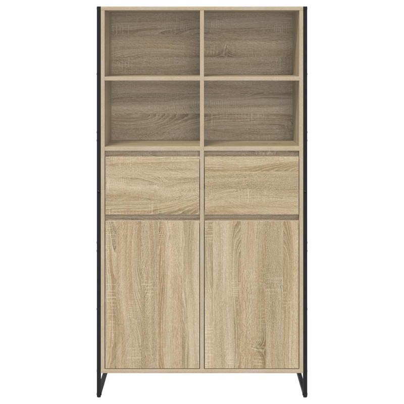 Bufet 2 pcs Sonoma 81 x 36 x 150.5 cm Materiał drewnopochodny