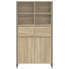 Bufet 2 pcs Sonoma 81 x 36 x 150.5 cm Materiał drewnopochodny