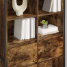 Bufet z szufladą 2 pcs Dąb dymny 81 x 36 x 150.5 cm