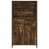 Bufet z szufladą 2 pcs Dąb dymny 81 x 36 x 150.5 cm