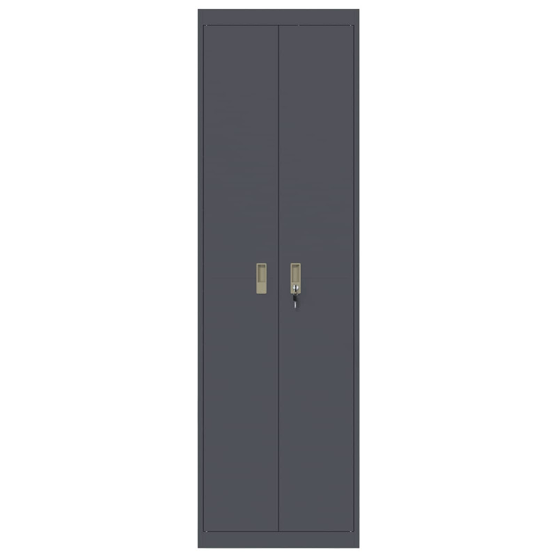 Szafka do przechowywania Antracyt 60 x 40 x 200 cm Stal