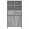 Bufet z szufladą 2 pcs Szary Sonoma 81 x 36 x 150.5 cm