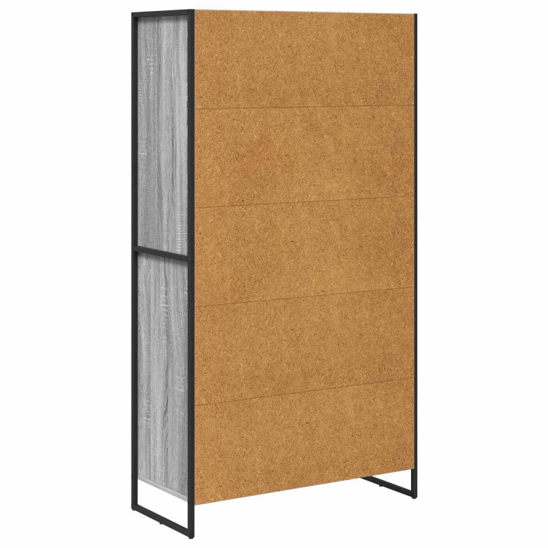 Bufet z szufladą 2 pcs Szary Sonoma 81 x 36 x 150.5 cm