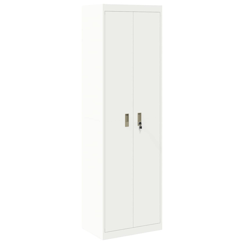Szafka do przechowywania Biały 60 x 40 x 200 cm Stal