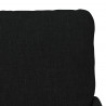 Zestawy sof z poduszką 3 pcs Czarny 115 x 56 x 80 cm sklejka
