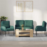 Zestawy sof 3 pcs Ciemna zieleń 115 x 56 x 80 cm sklejka