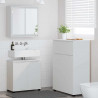 Zestaw mebli łazienkowych 3 pcs Biały Materiał drewnopochodny