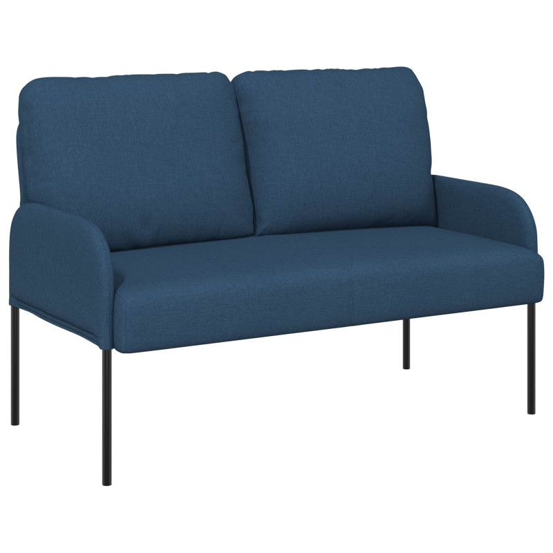 Zestawy sof z poduszką 3 pcs Niebieski 115 x 56 x 80 cm sklejka