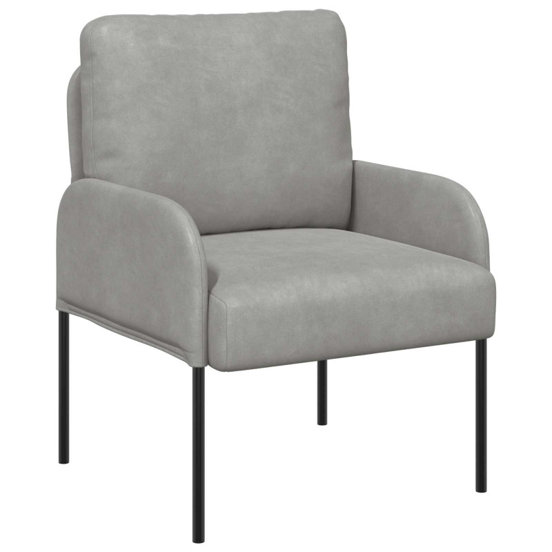 Zestawy sof 3 pcs Jasnoszary 115 x 56 x 80 cm sklejka