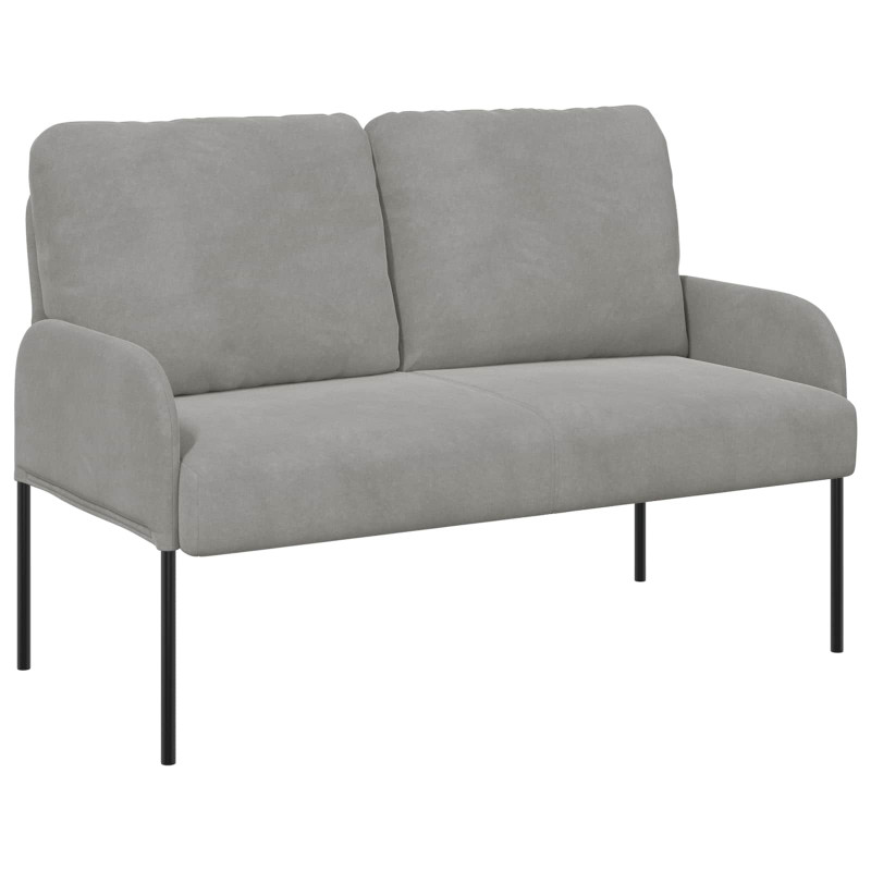 Zestawy sof 3 pcs Jasnoszary 115 x 56 x 80 cm sklejka