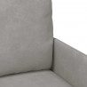 Zestawy sof 3 pcs Jasnoszary 115 x 56 x 80 cm sklejka