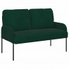 Zestawy sof 3 pcs Ciemna zieleń 115 x 56 x 80 cm sklejka