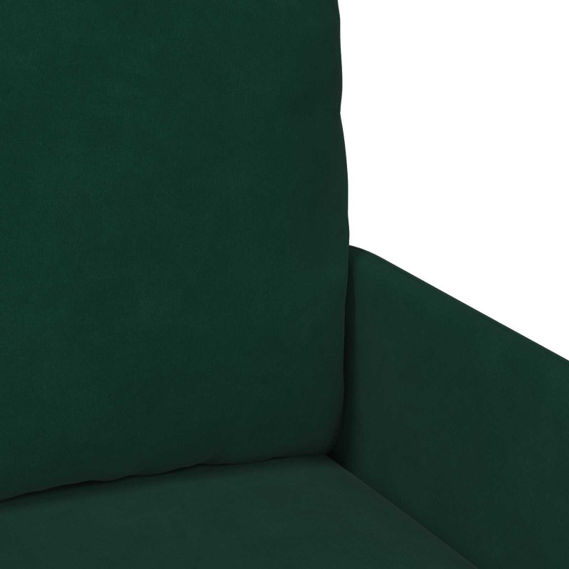 Zestawy sof 3 pcs Ciemna zieleń 115 x 56 x 80 cm sklejka