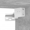 Zestaw mebli łazienkowych z szufladą 3 pcs Betonowy szary