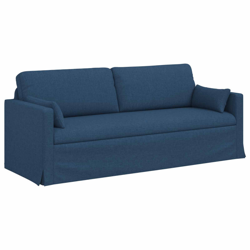 Zestaw Sof 2 pcs Niebieski 198 x 78 x 80 cm tkanina