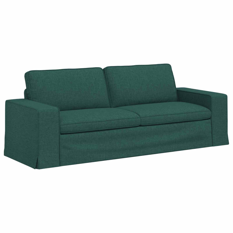 Zestaw Sof 2 pcs Ciemna zieleń 182 x 80 x 82 cm tkanina