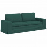 Zestaw Sof 2 pcs Ciemna zieleń 182 x 80 x 82 cm tkanina
