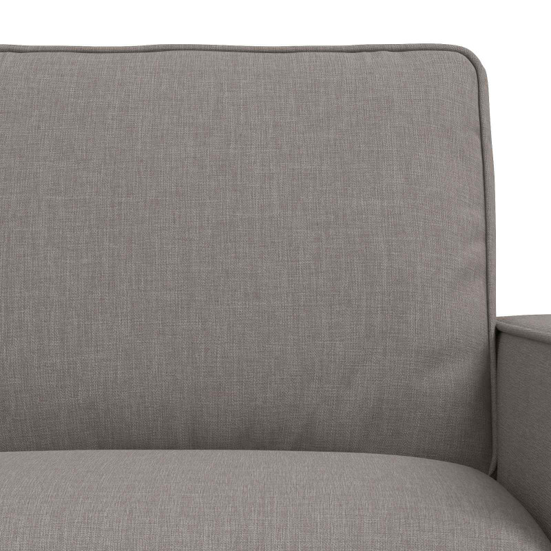 Zestaw Sof 2 pcs Ciemnoszary 182 x 80 x 82 cm tkanina