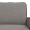 Zestaw Sof 2 pcs Ciemnoszary 182 x 80 x 82 cm tkanina