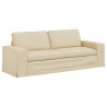 Zestaw Sof 2 pcs Kremowy 182 x 80 x 82 cm tkanina