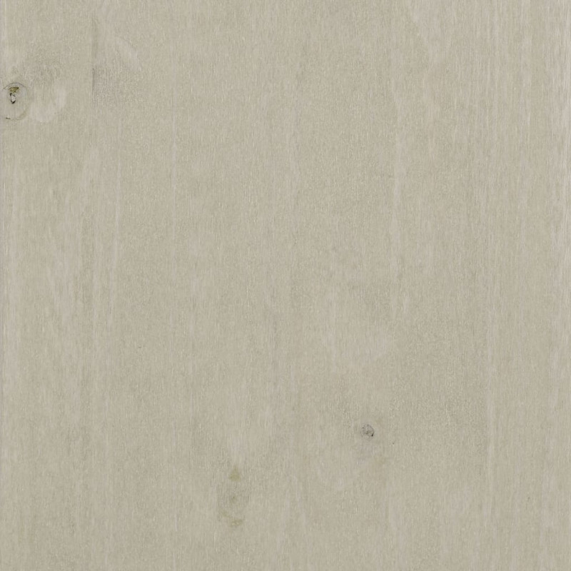 Stolik kawowy HAMAR, biały, 100x55x35 cm, drewno sosnowe