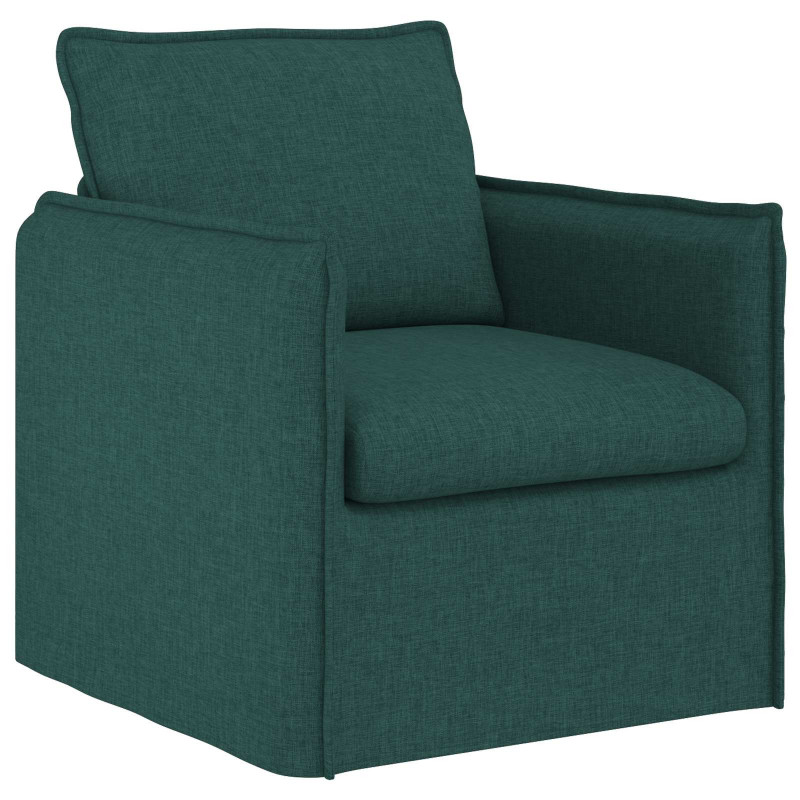 Zestaw Sof 2 pcs Ciemna zieleń 196 x 82 x 85 cm tkanina