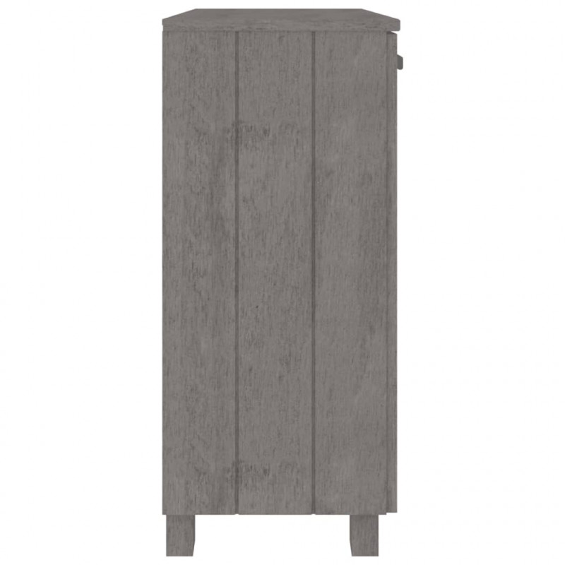 Szafka HAMAR, jasnoszara, 85x35x80 cm, drewno sosnowe