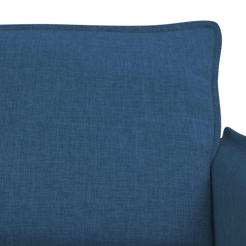 Zestaw Sof 2 pcs Niebieski 196 x 82 x 85 cm tkanina