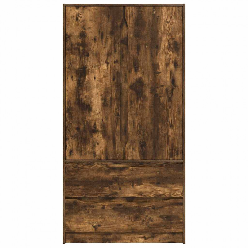Szafkowy Dąb Wędzony 79,5 x 49 x 156 cm Drewno inżynieryjne