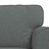 Zestaw Sof 2 pcs Ciemnoszary 245 x 82 x 80 cm tkanina