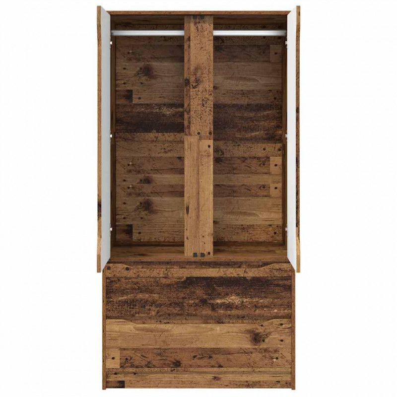 Szafkowy Stare drewno 79,5 x 49 x 156 cm Drewno inżynieryjne
