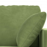 Zestaw Sof 2 pcs Jasnozielony 228 x 78 x 80 cm Aksamit