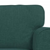Zestaw Sof 2 pcs Ciemna zieleń 155 x 82 x 80 cm tkanina
