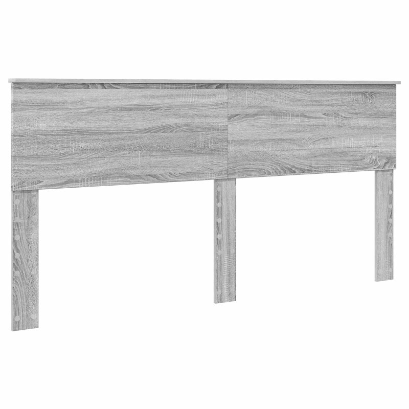 Ramka łóżka Szary Sonoma 200 x 200 cm Materiał drewnopochodny