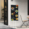 Stoiska na targi 2 pcs Biały 30 x 23,5 x 210 cm Stal
