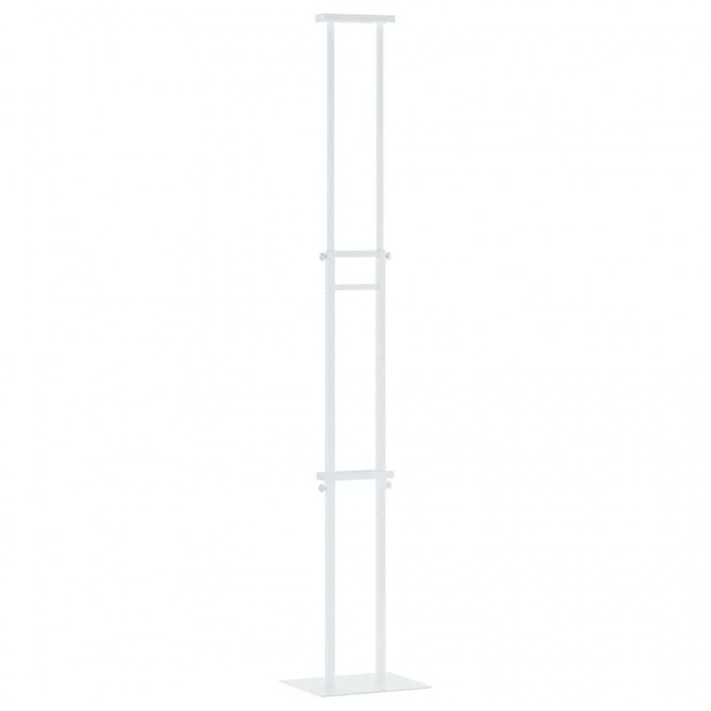 Stoiska na targi 2 pcs Biały 30 x 23,5 x 210 cm Stal