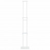 Stoiska na targi 2 pcs Biały 30 x 23,5 x 210 cm Stal