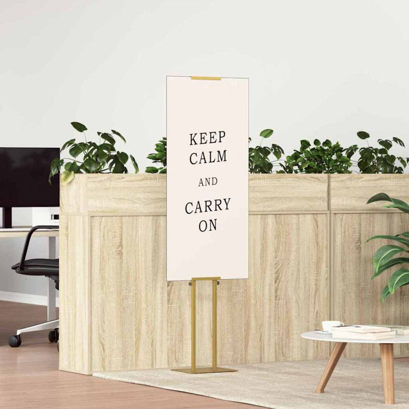 Stoiska na targi 2 pcs złoty 30 x 23,5 x 210 cm Stal