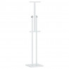 Stoiska na targi 2 pcs Biały 26,5 x 26,5 x 150 cm Stal