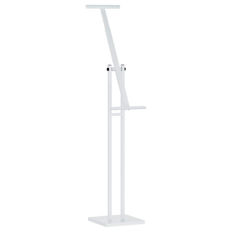 Stoiska na targi 2 pcs Biały 26,5 x 26,5 x 150 cm Stal