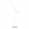 Stoiska na targi 2 pcs Biały 26,5 x 26,5 x 150 cm Stal