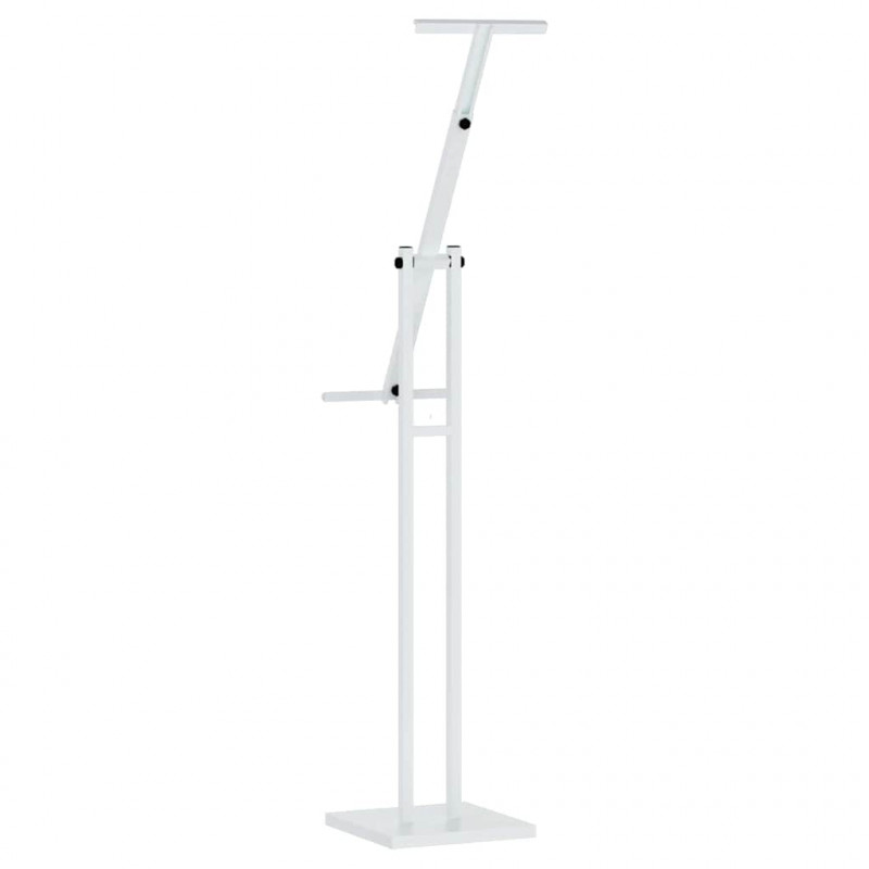 Stoiska na targi 2 pcs Biały 26,5 x 26,5 x 150 cm Stal