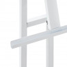 Stoiska na targi 2 pcs Biały 26,5 x 26,5 x 150 cm Stal
