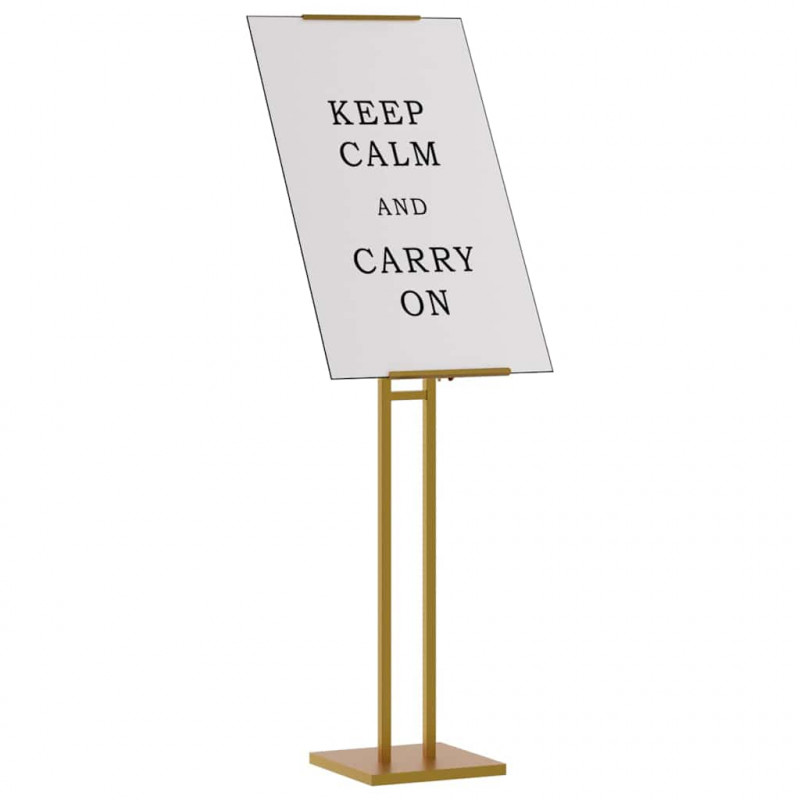Stoiska na targi 2 pcs złoty 26,5 x 26,5 x 150 cm Stal