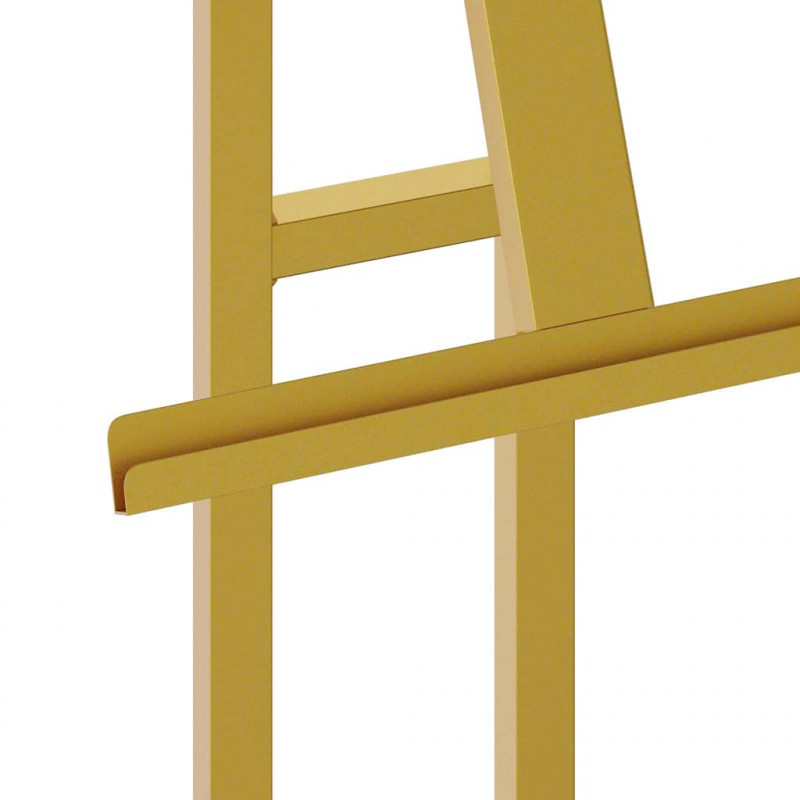 Stoiska na targi 2 pcs złoty 26,5 x 26,5 x 150 cm Stal