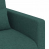 Zestaw Sof 2 pcs Ciemna zieleń 139 x 78 x 80 cm tkanina